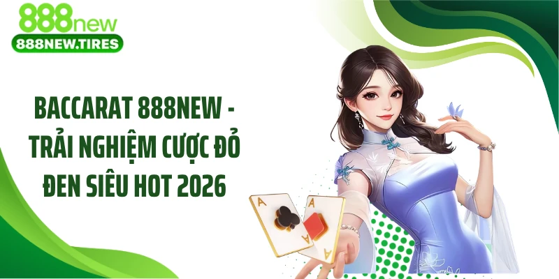 Baccarat 888NEW - Trải Nghiệm Cược Đỏ Đen Siêu Hot 2026