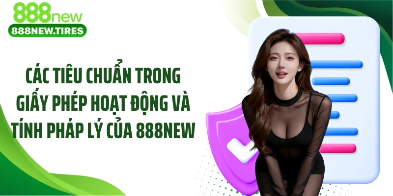 Các tiêu chuẩn trong giấy phép hoạt động và tính pháp lý của 888NEW
